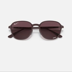 Ray-Ban RB4341 Chromance sunglasses with polarized violet lenses, size 51-20